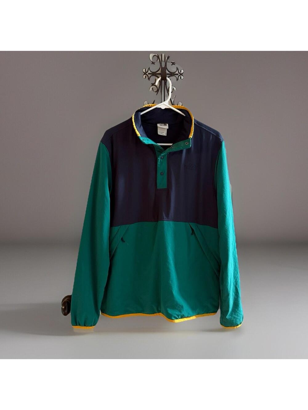 The North Face Mountain Sweatshirt 3.0 Ventrix Pullover Mens M Navy Green